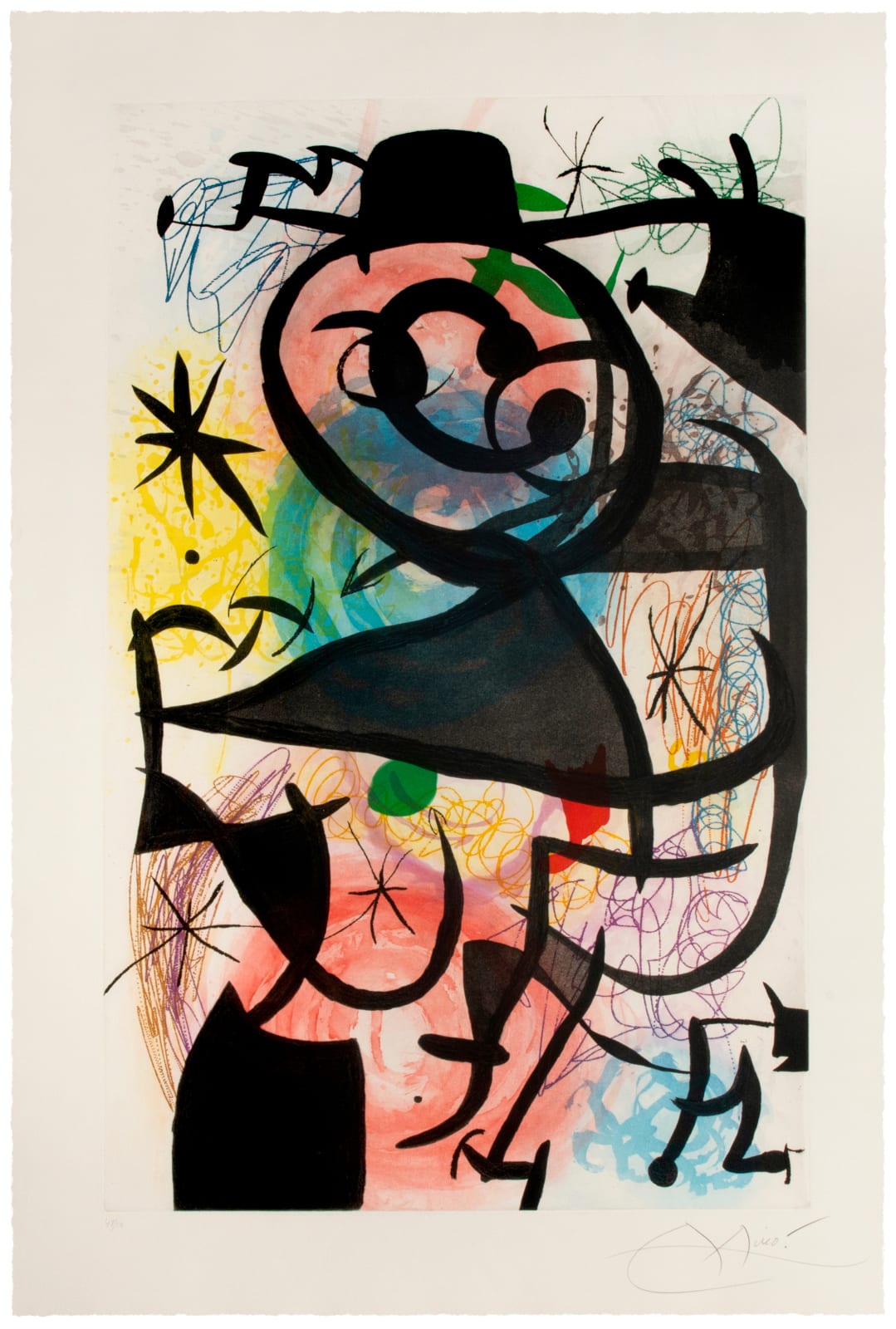 Joan Miró, Le Pitre Rose, 1974