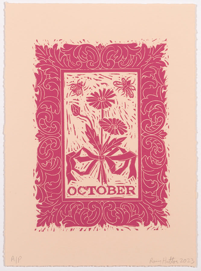 Rory Hutton, October, from Months of the Year, Pink, 2023