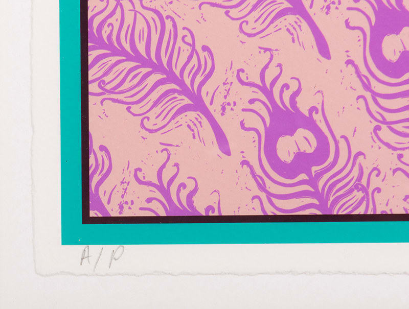 Rory Hutton, Lily and Peacock (Giclée), 2025