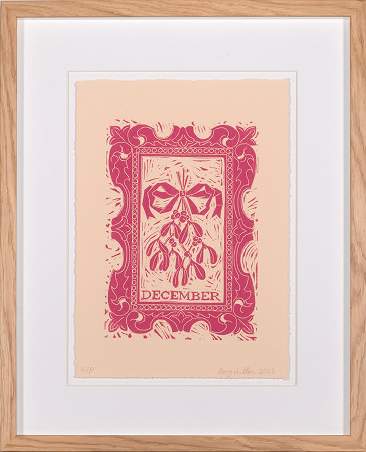Rory Hutton, December, from Months of the Year, Pink, 2023