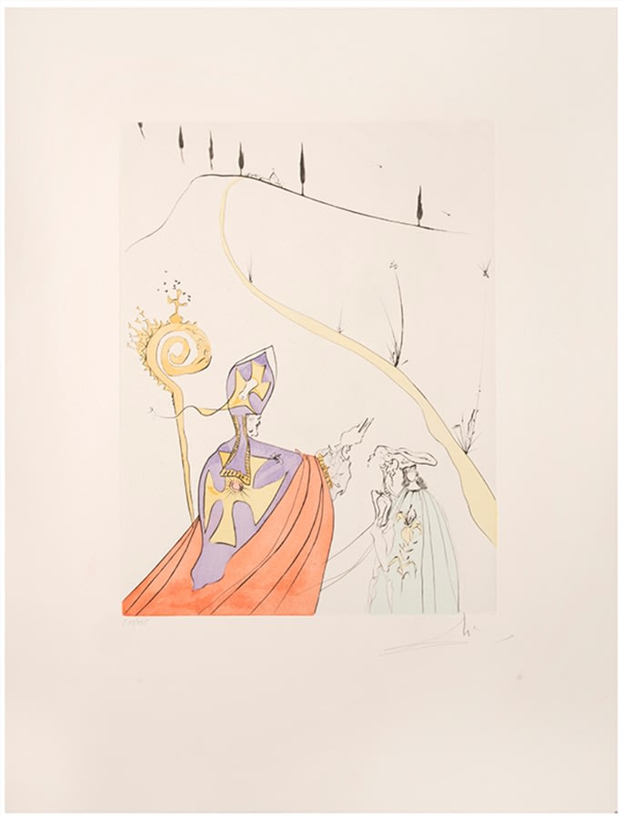 Salvador Dalí, The Sacred Love of Gala, from After 50 Years of Surrealism, 1974
