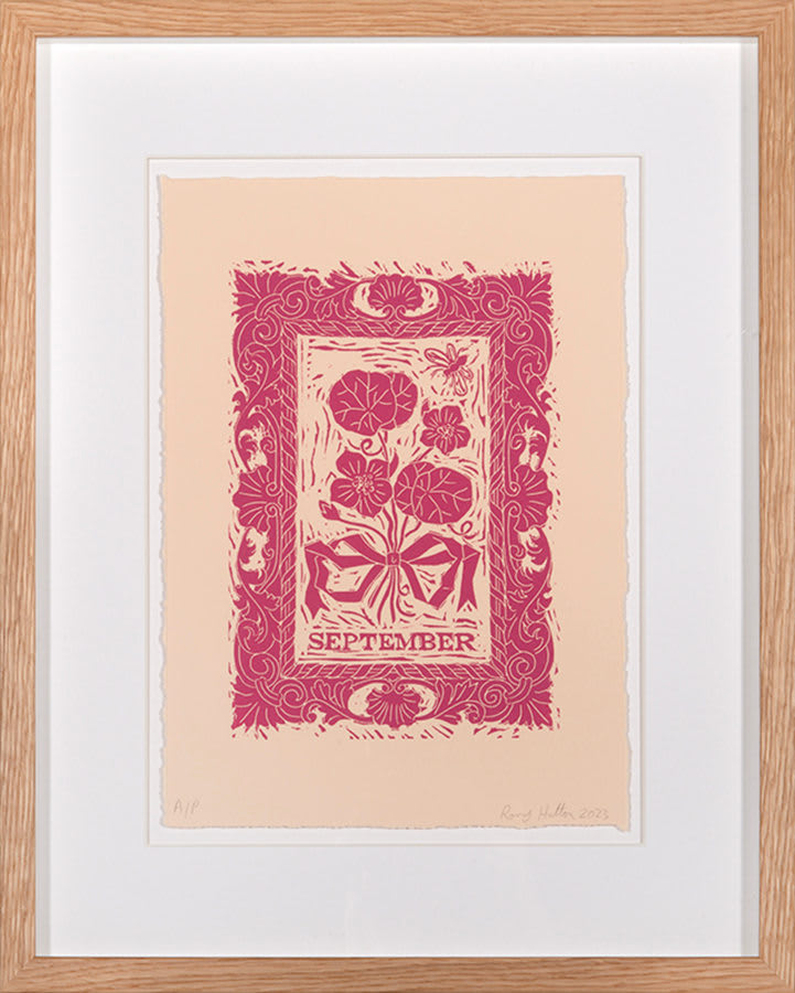 Rory Hutton, September, from Months of the Year, Pink, 2023
