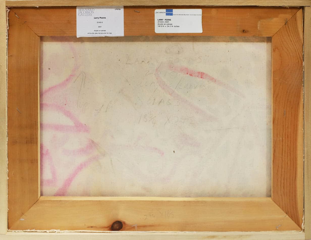 Larry Poons, 01AS-3, 2001