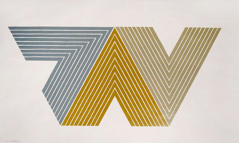 Frank Stella, Quathlamba II, from V Series, 1968