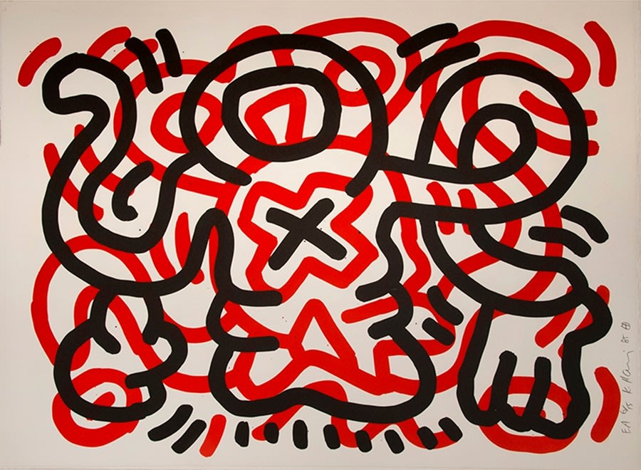Keith Haring, Ludo, 1985