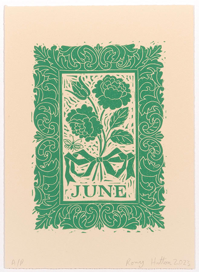 Rory Hutton, June, from Months of the Year, Green, 2023