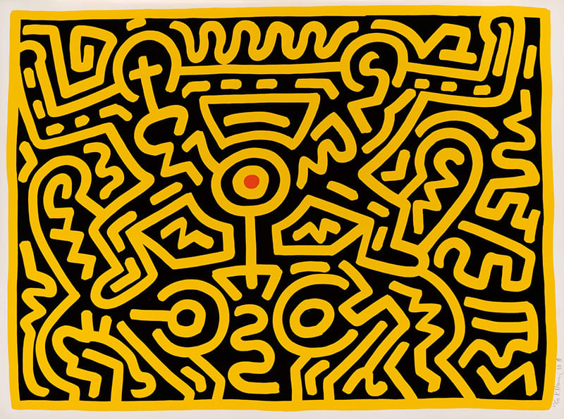 Keith Haring, Growing #3, 1988