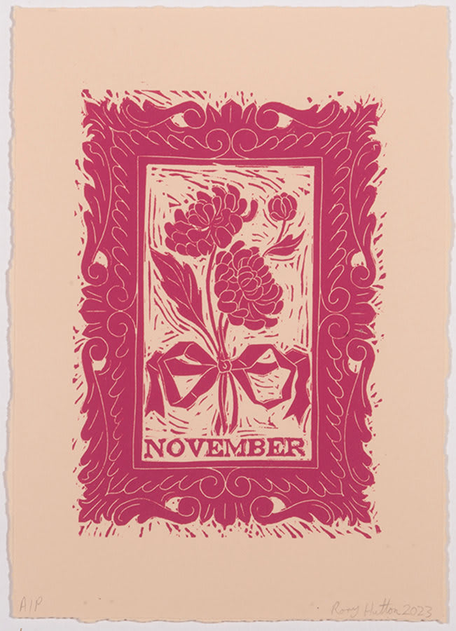 Rory Hutton, November, from Months of the Year, Pink, 2023