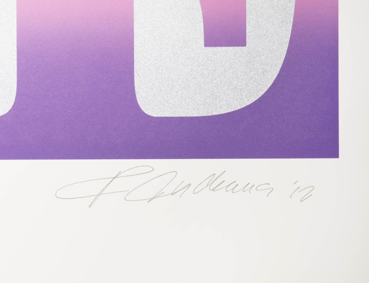 Robert Indiana, Four Seasons of Hope Silver, 2012