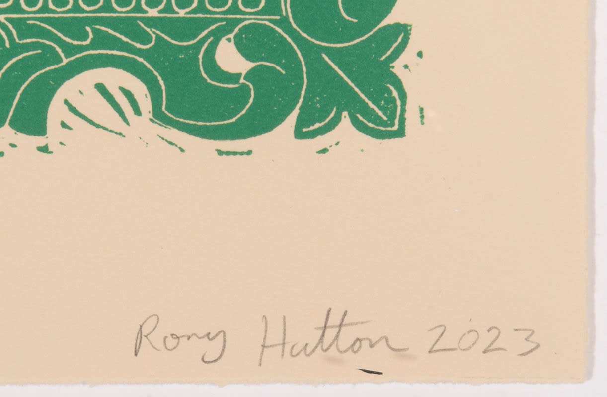 Rory Hutton, Months of the Year, Green, 2023