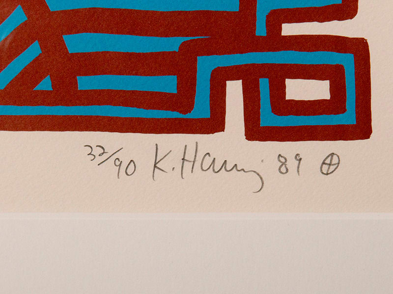 Keith Haring, Chocolate Buddha 1-5, 1989