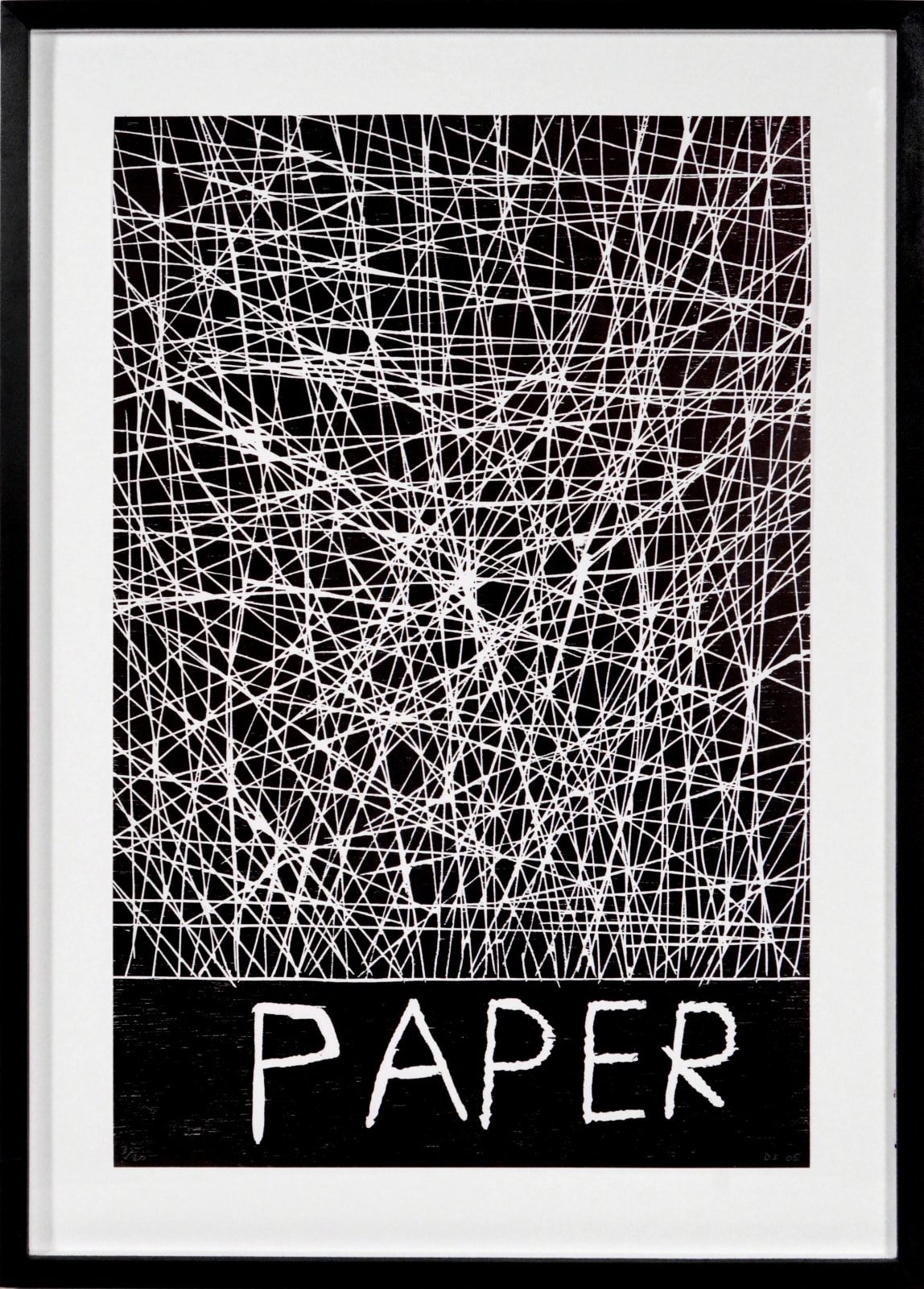 David Shrigley, David Shrigley, Paper, Woodcut, 2005, 2005