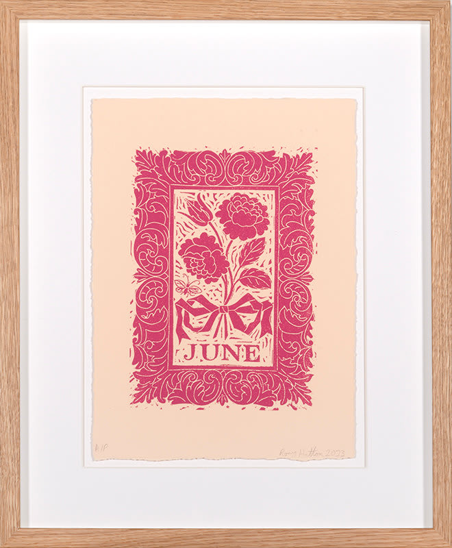 Rory Hutton, Months of the Year, Pink, 2023