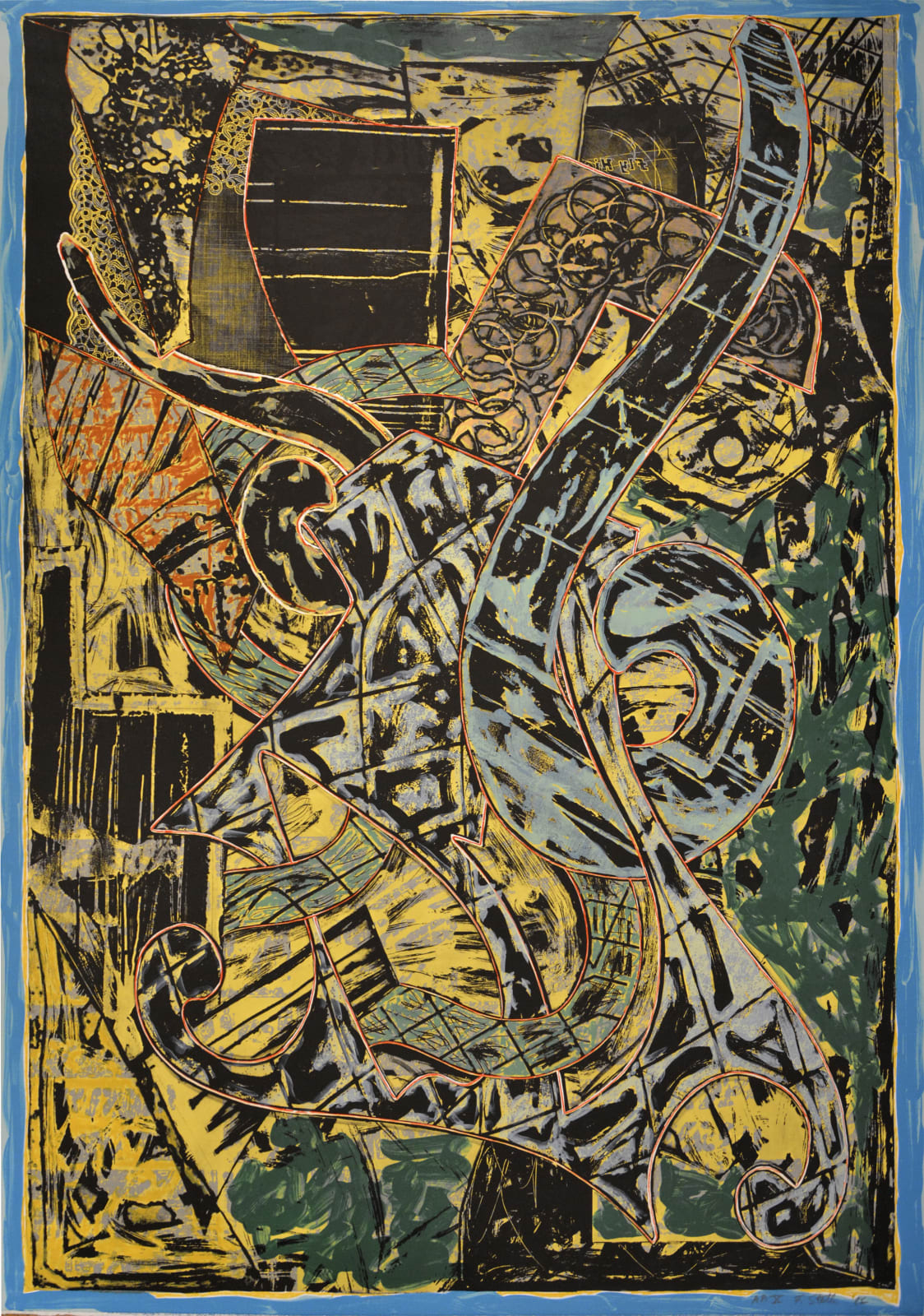 Frank Stella, Yellow Journal, 1982