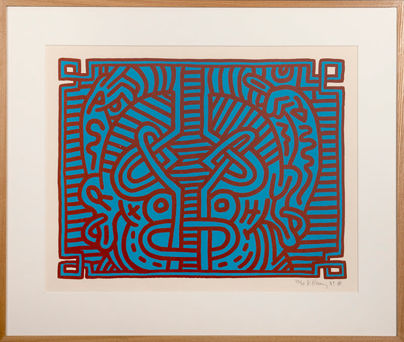 Keith Haring, Chocolate Buddha 1-5, 1989