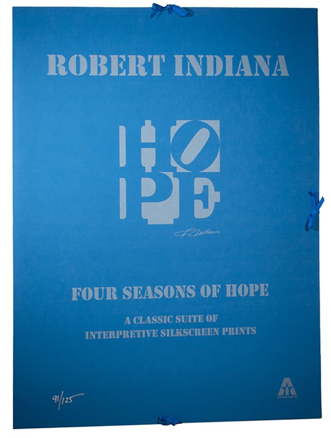 Robert Indiana, Four Seasons of Hope Silver, 2012