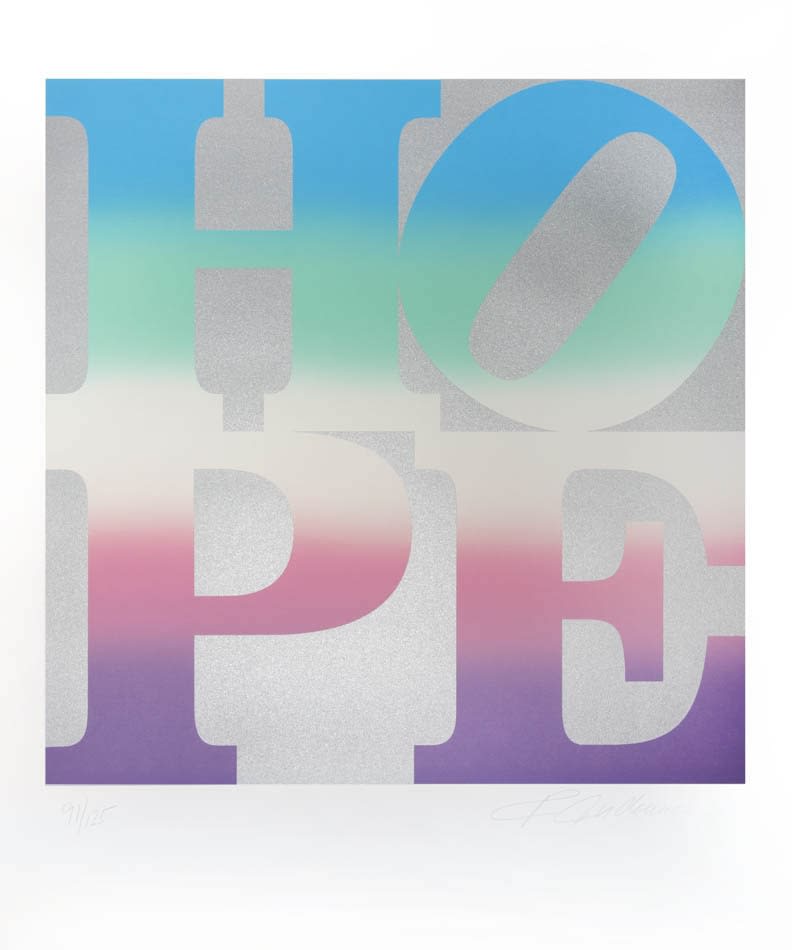 Robert Indiana, Four Seasons of Hope Silver, 2012