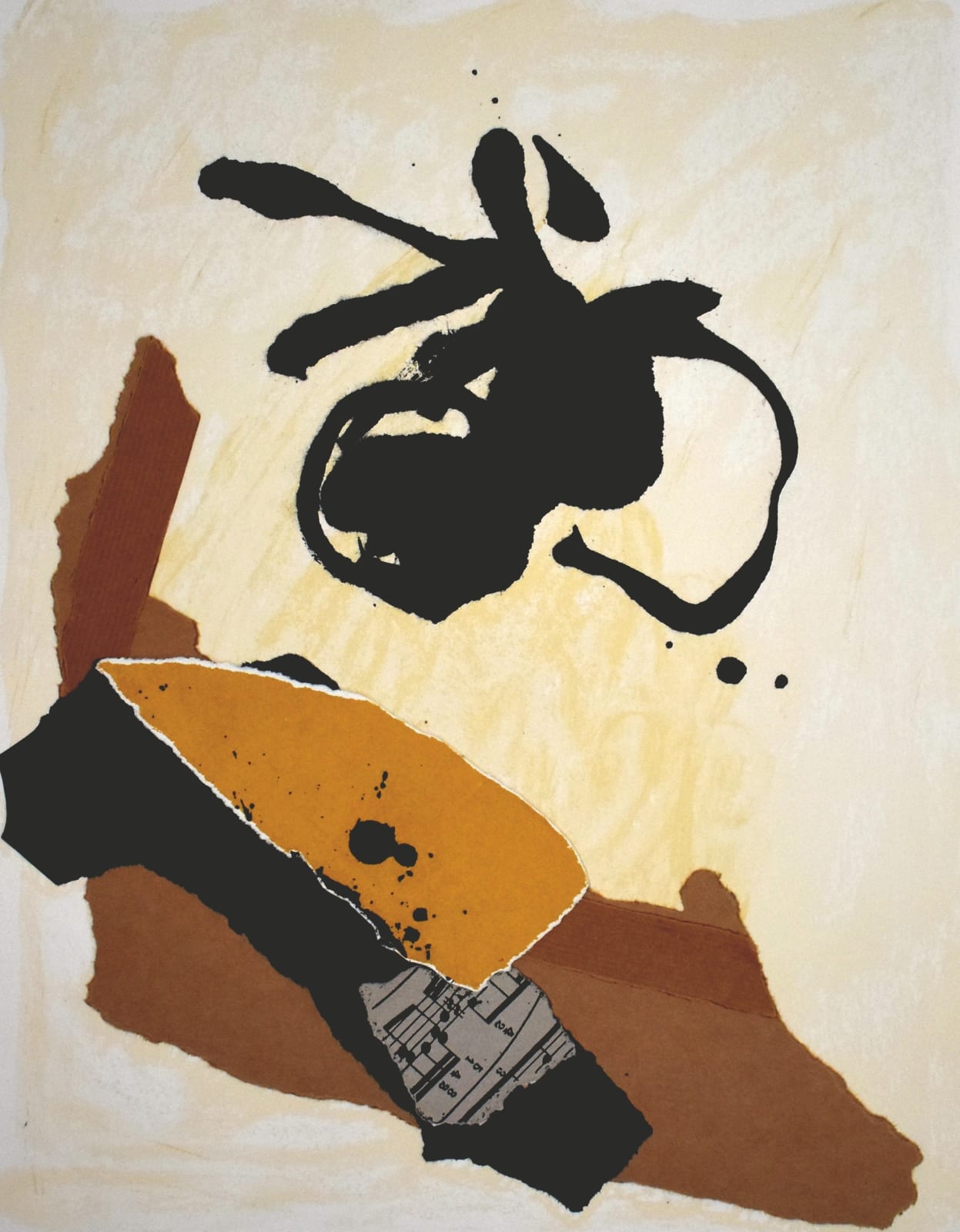 Robert MOTHERWELL, Untitled, from: 12th Anniversary Galeria Joan Prats 1976-88, 1986