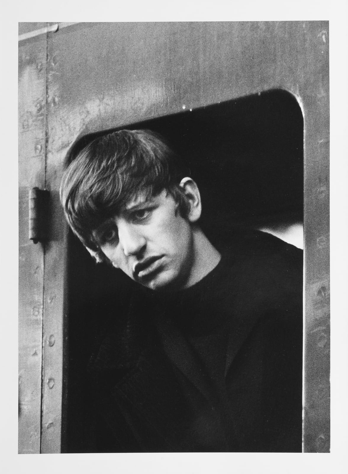 Lord Christopher Thynne, The Beatles, Ringo Starr on a train at Marylebone Station., 1964