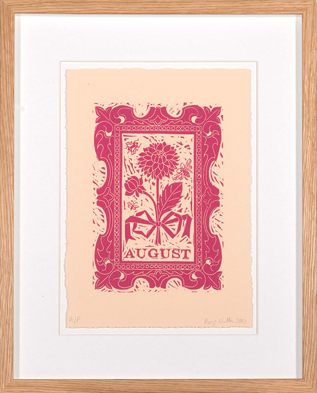 Rory Hutton, Months of the Year, Pink, 2023