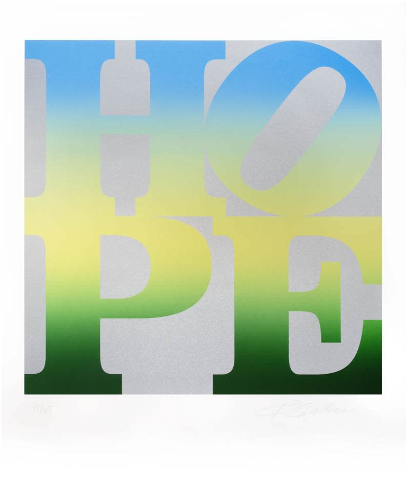 Robert Indiana, Four Seasons of Hope Silver, 2012