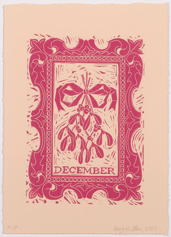 Rory Hutton, Months of the Year, Pink, 2023