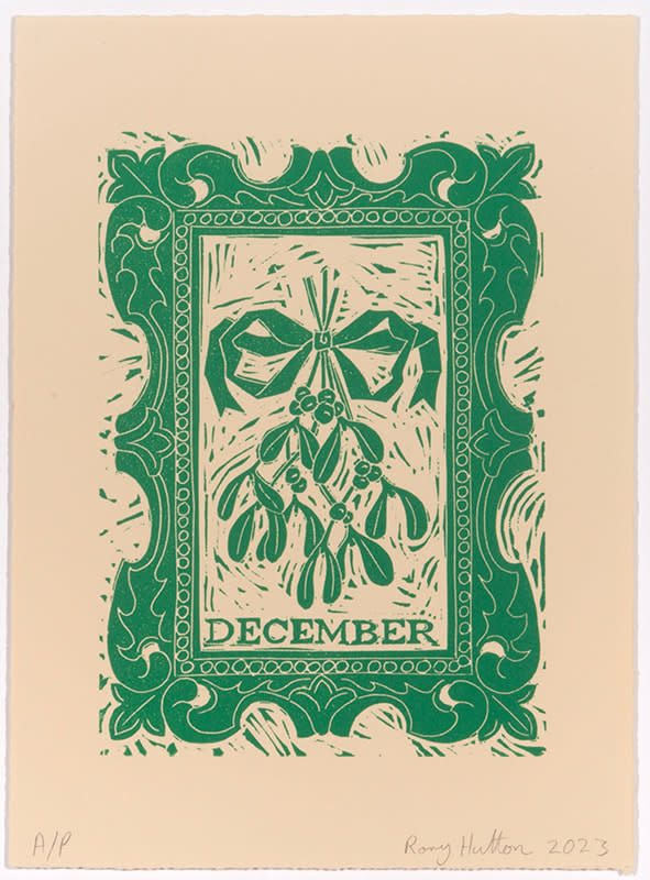 Rory Hutton, Months of the Year, Green, 2023