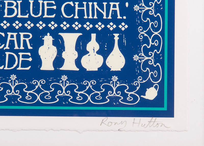 Rory Hutton, My Blue China (Giclée), 2025