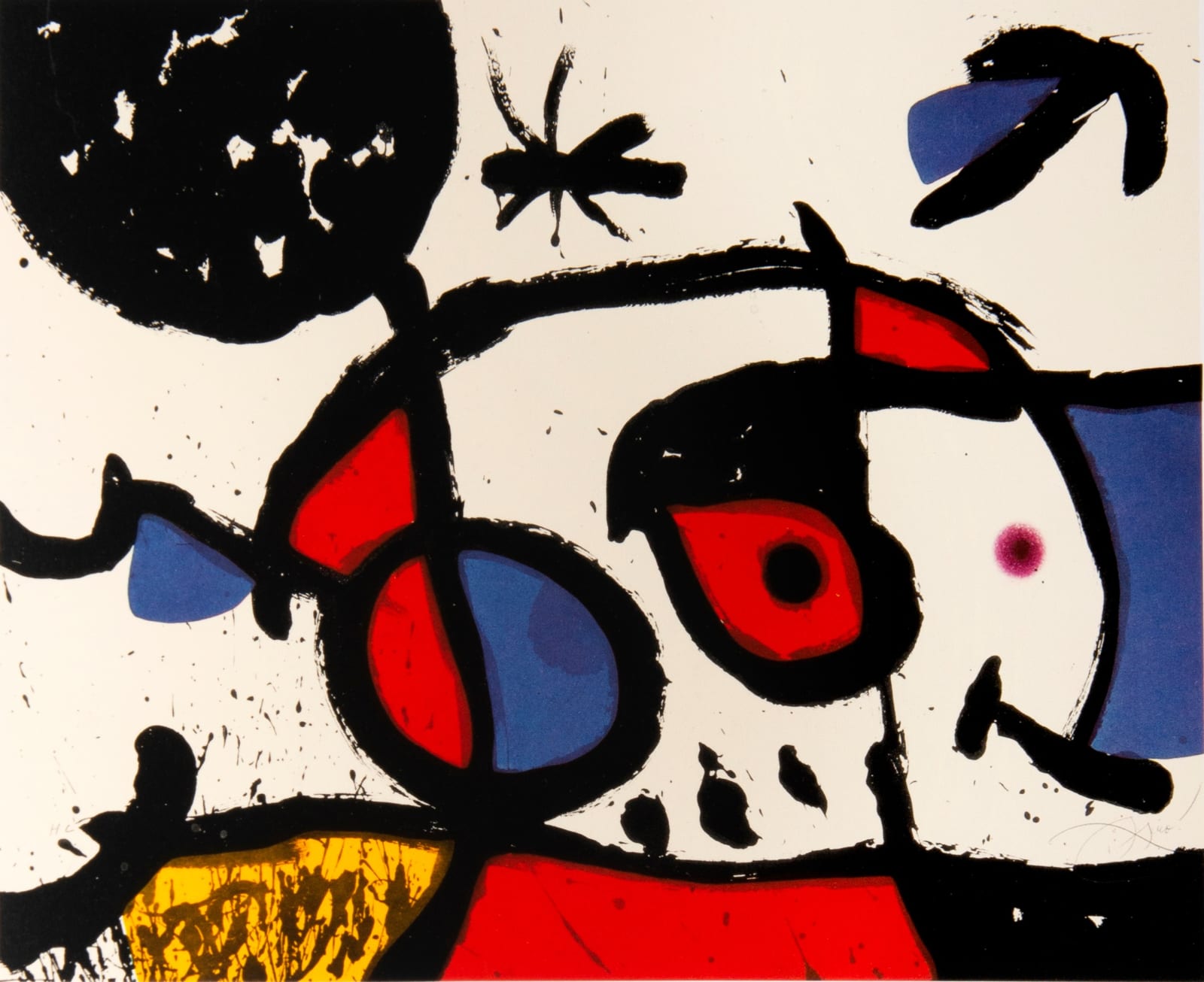 Joan Miró, Le Bagnard et sa Compagne, 1975