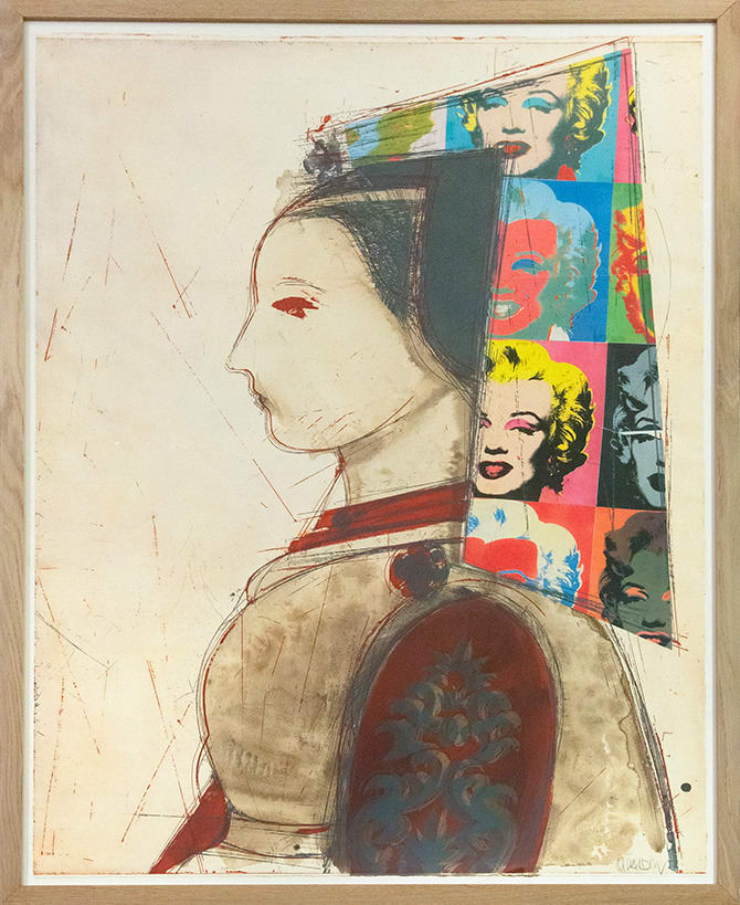 Manolo Valdés, Profil (Andy Warhol), 2008