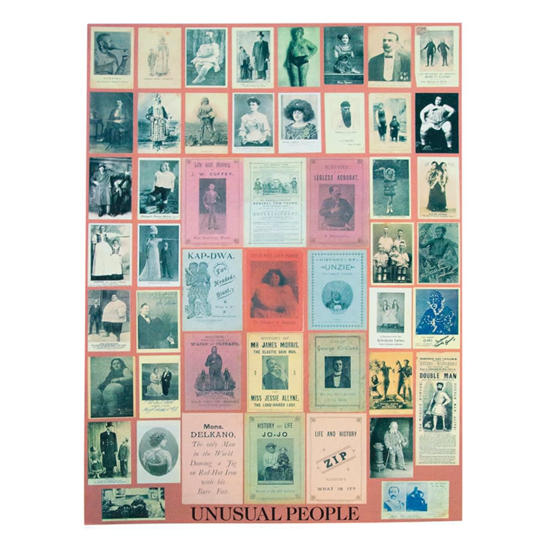 Peter Blake, U is for Unusual People, from Alphabet Series, 1991