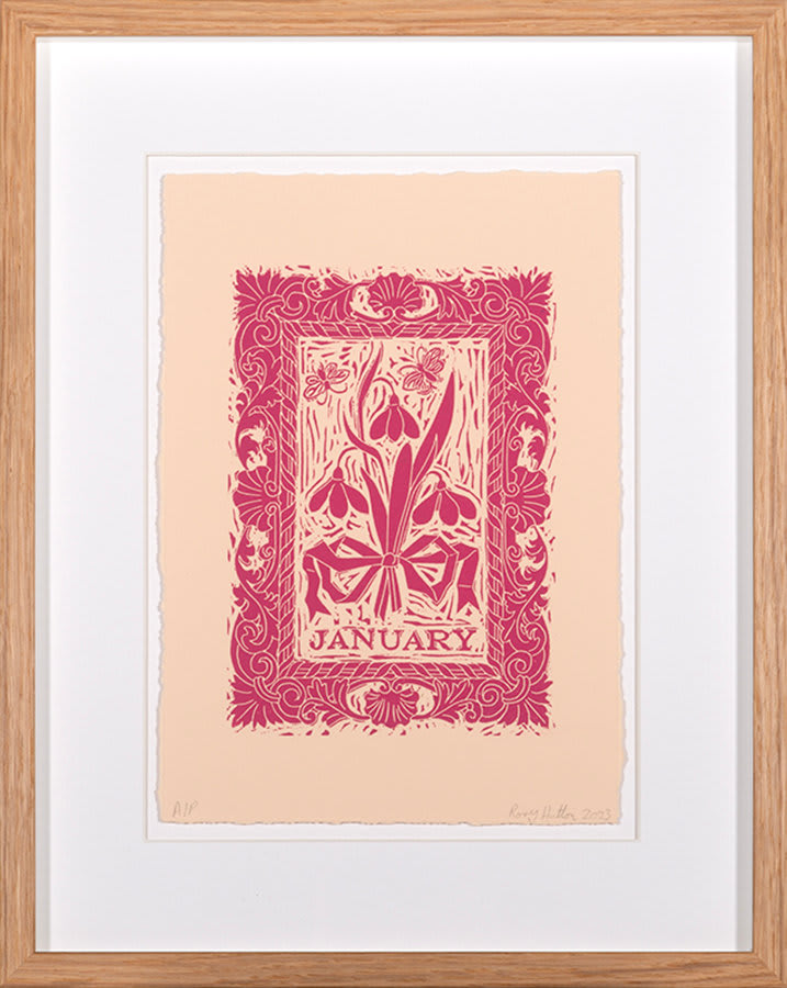 Rory Hutton, January, from Months of the Year, Pink, 2023