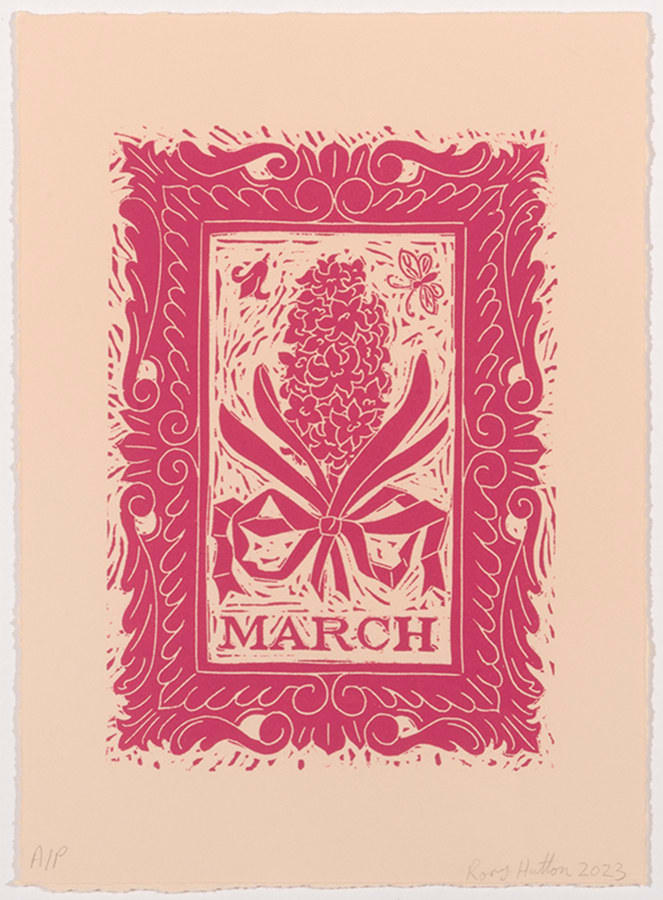 Rory Hutton, March, from Months of the Year, Pink, 2023