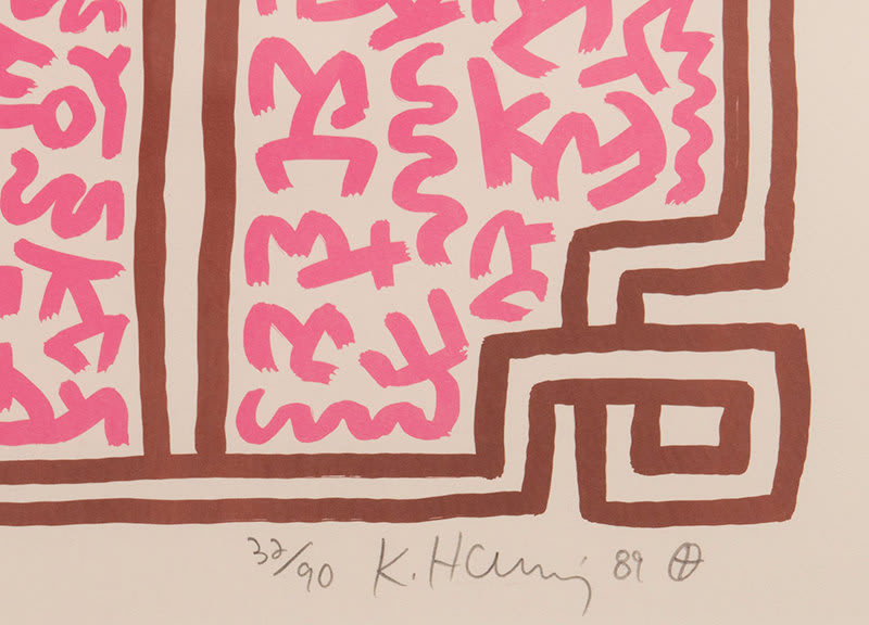 Keith Haring, Chocolate Buddha 1-5, 1989