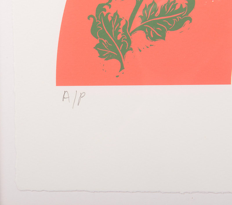 Rory Hutton, Chrysanthemums Fan Leaf (Giclée), 2025