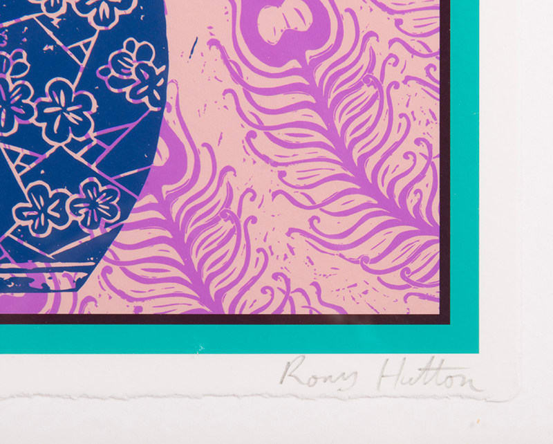 Rory Hutton, Lily and Peacock (Giclée), 2025