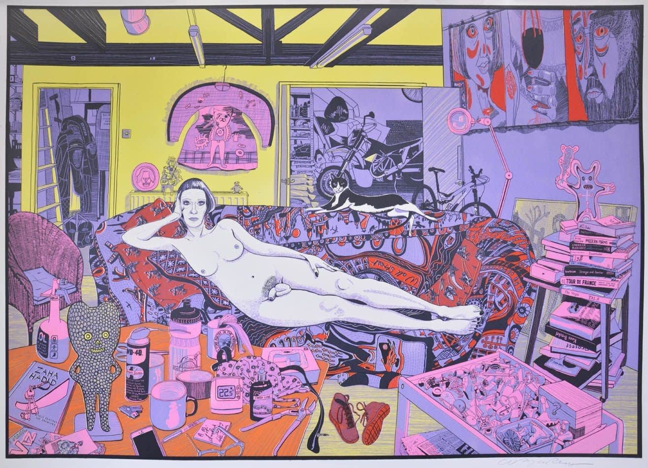 Grayson Perry, Reclining Artist, 2017