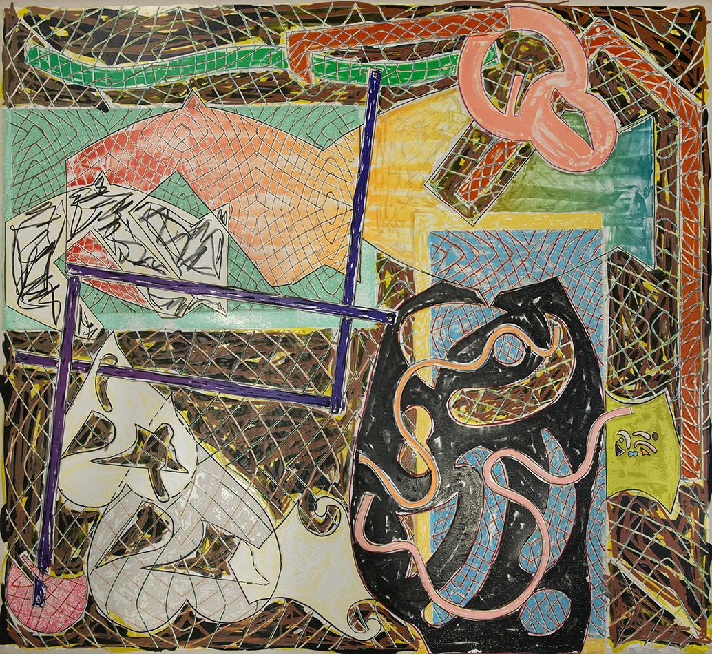 Frank Stella, Shards II, 1982