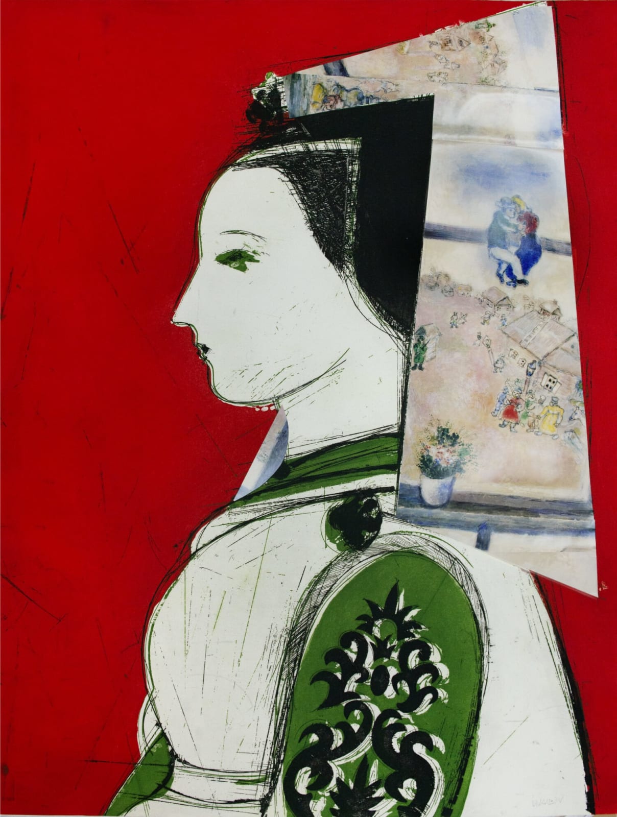 Manolo Valdés, Profil (Marc Chagall), 2008