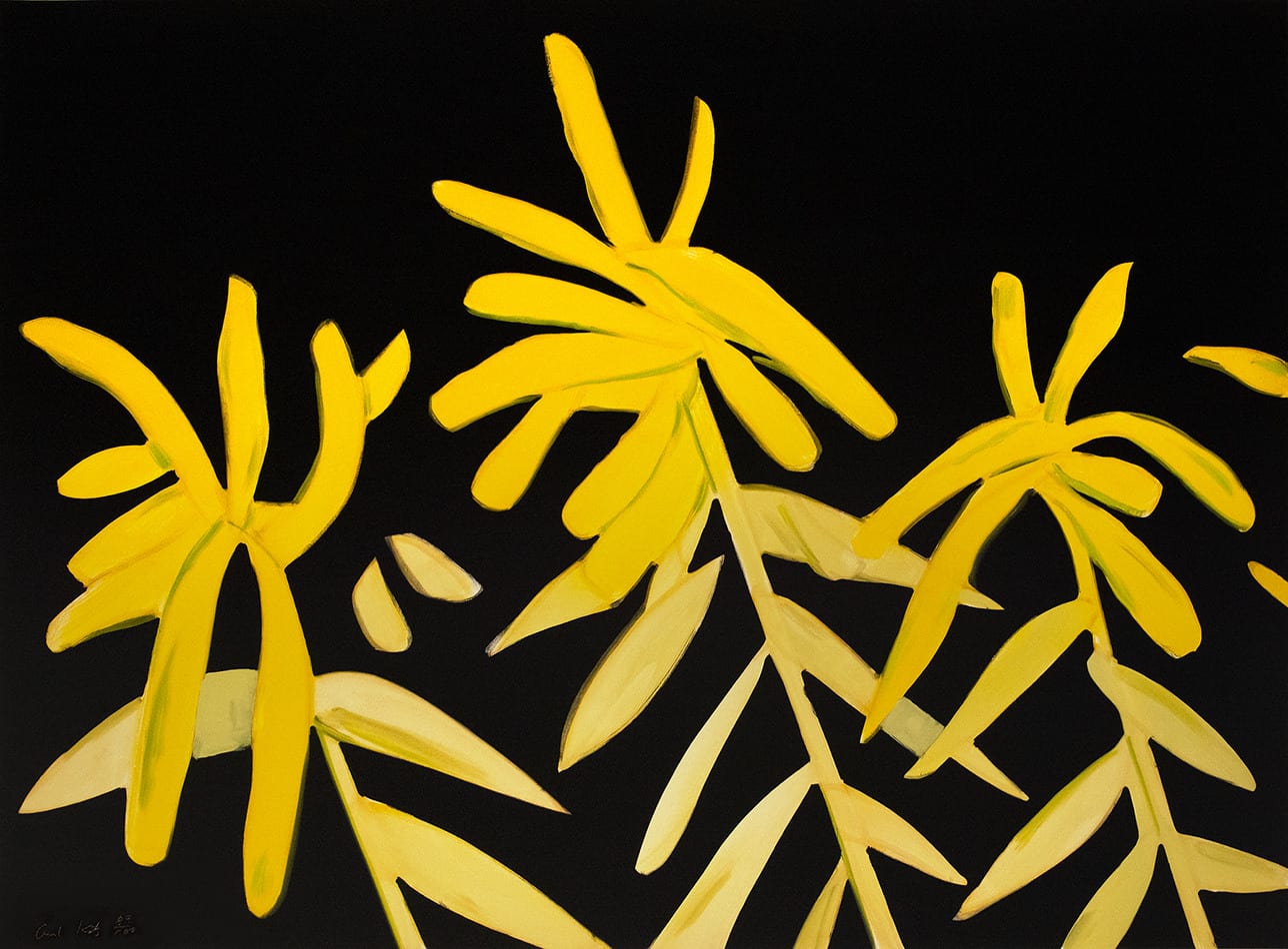 Alex Katz, Goldenrod, from The Flowers Portfolio, 2021