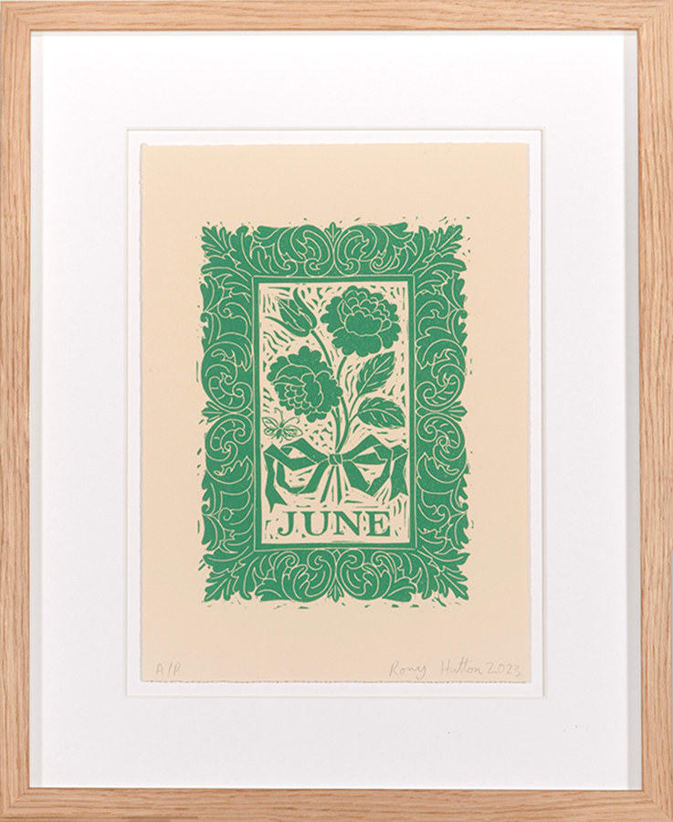Rory Hutton, June, from Months of the Year, Green, 2023