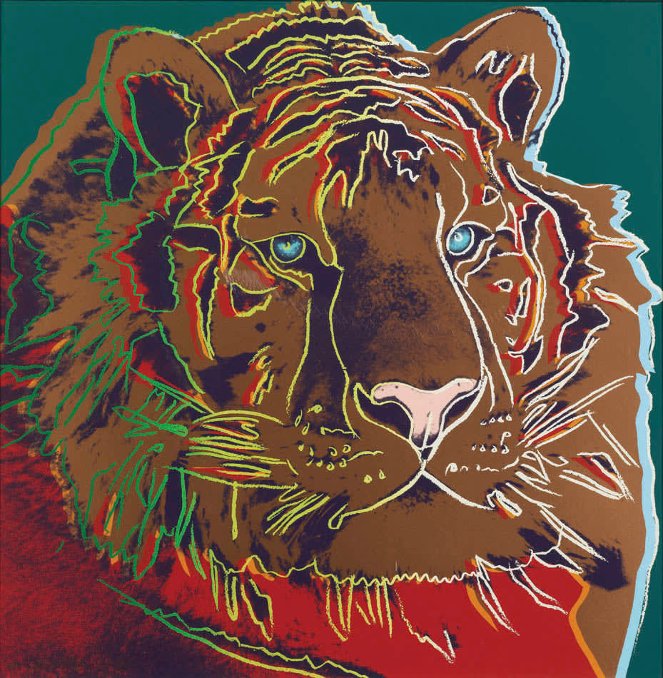 Andy Warhol, Siberian Tiger, From Endangered Species, 1983