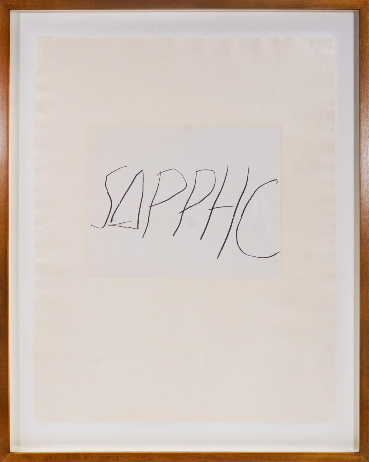Cy Twombly, Five Greek Poets and a Philosopher, 1978