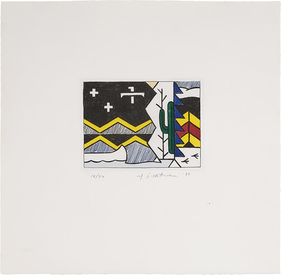 Roy Lichtenstein, Night Scene, 1980