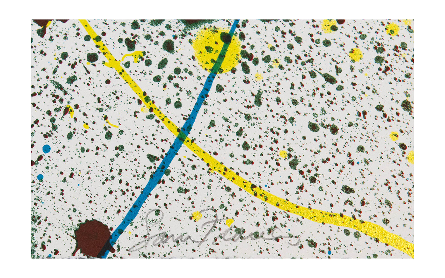 Sam Francis, For the Blue Sons of the Air, 1990
