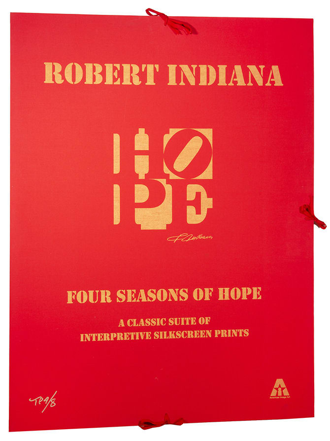 Robert Indiana, Four Seasons of Hope Gold, 2012