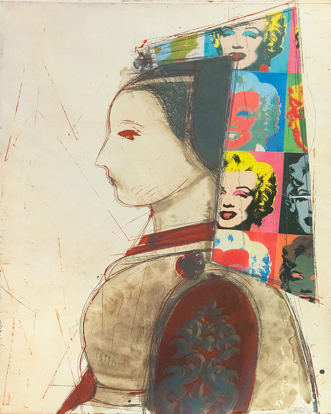 Manolo Valdés, Profil (Andy Warhol), 2008