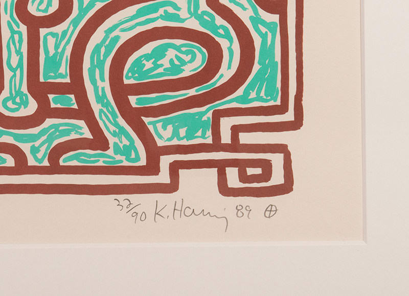 Keith Haring, Chocolate Buddha 1-5, 1989