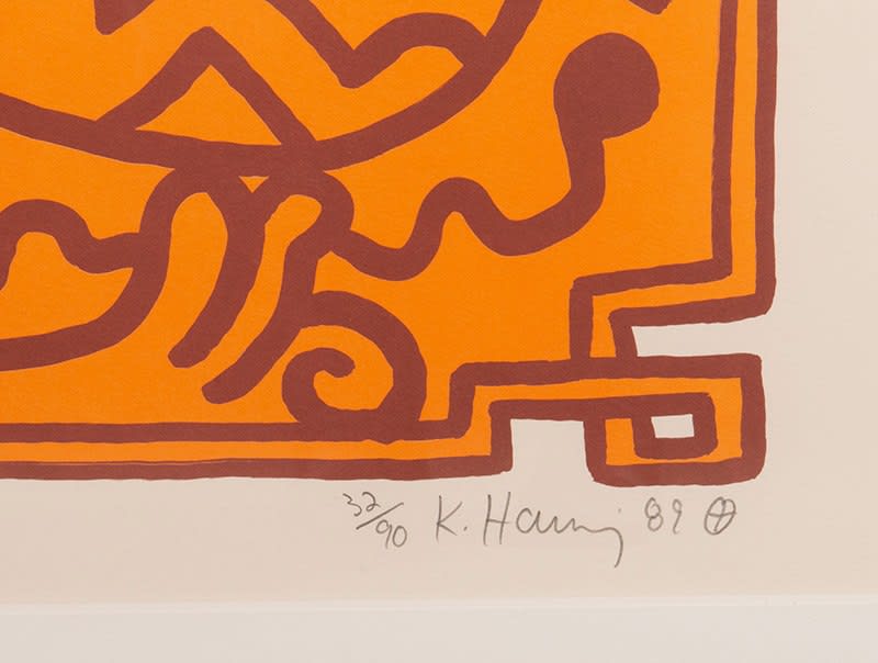 Keith Haring, Chocolate Buddha 1-5, 1989