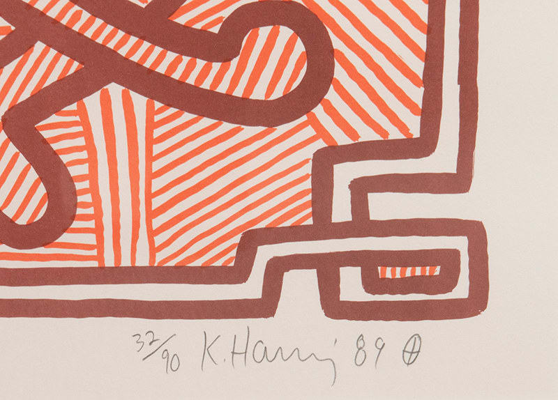 Keith Haring, Chocolate Buddha 1-5, 1989